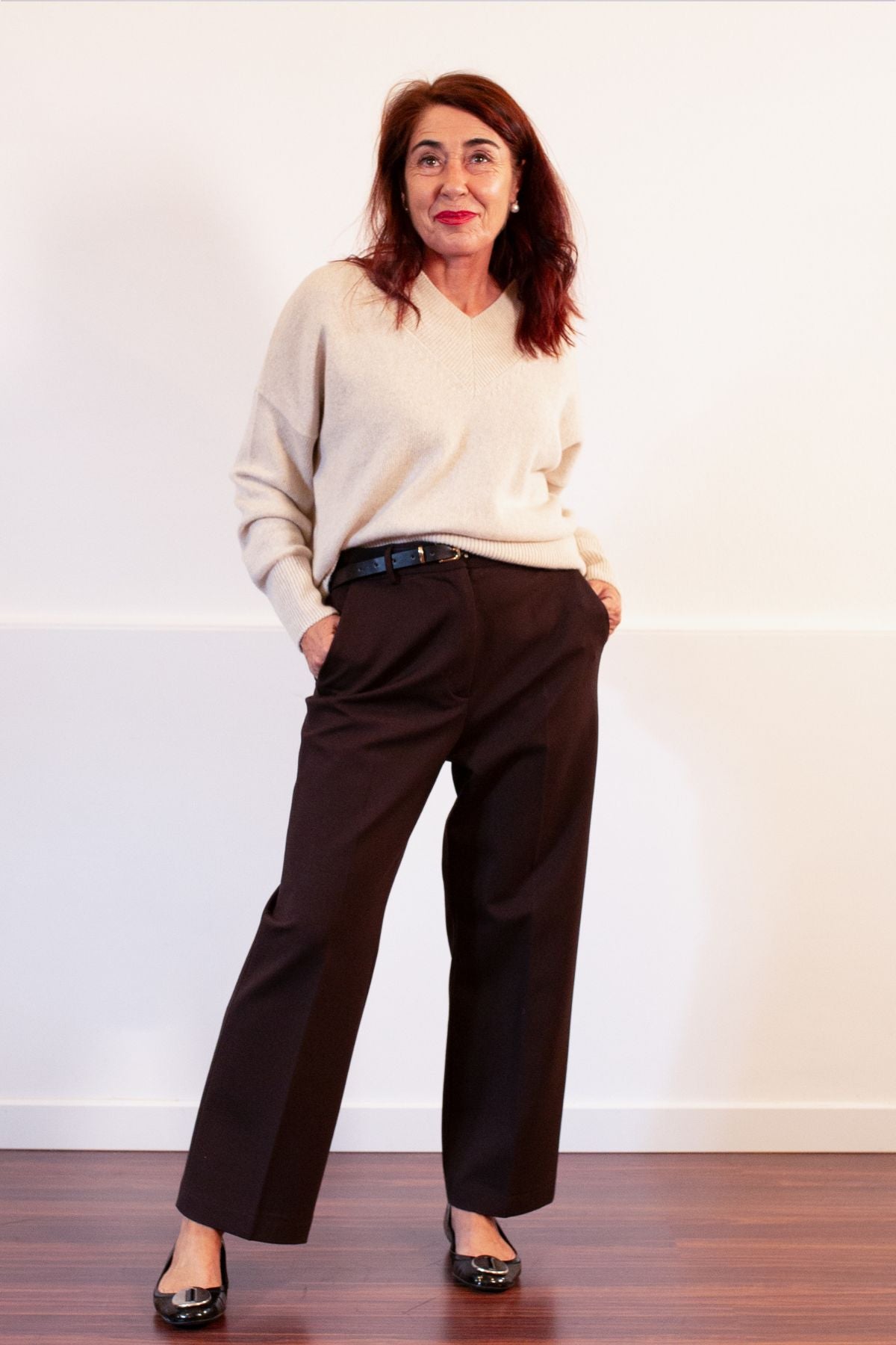 PANTALONE CROPPED IN PUNTO MILANO DANNY LIVIANA CONTI L5WI49