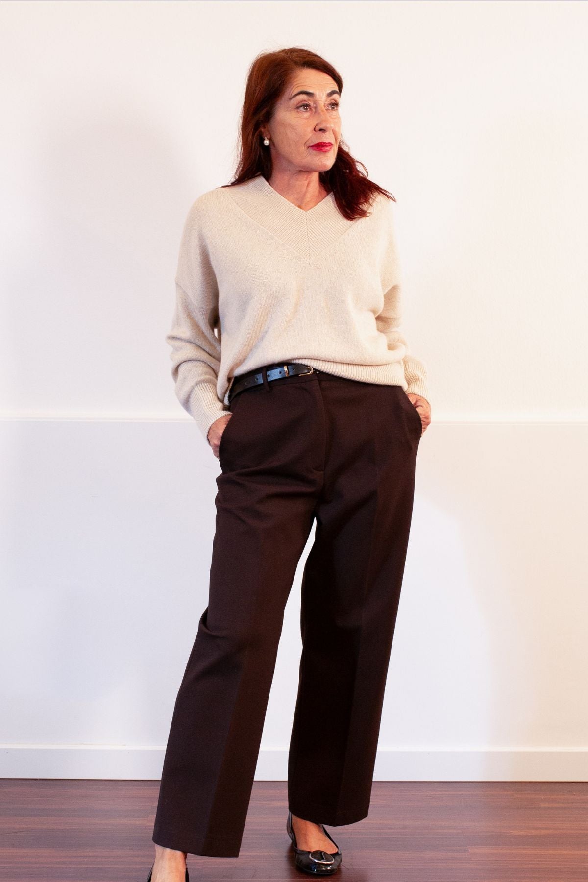 PANTALONE CROPPED IN PUNTO MILANO DANNY LIVIANA CONTI L5WI49