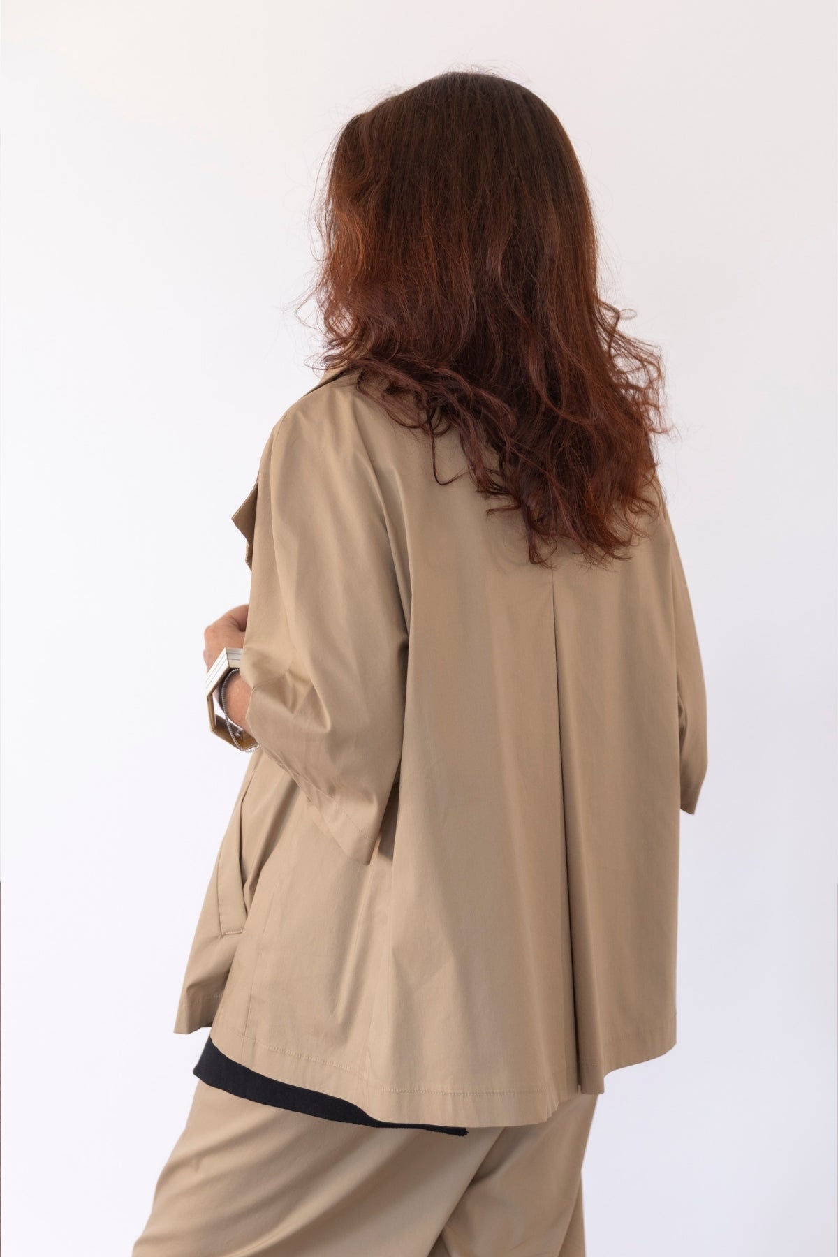 Jurere Giacca Camicia in Cotone Stretch