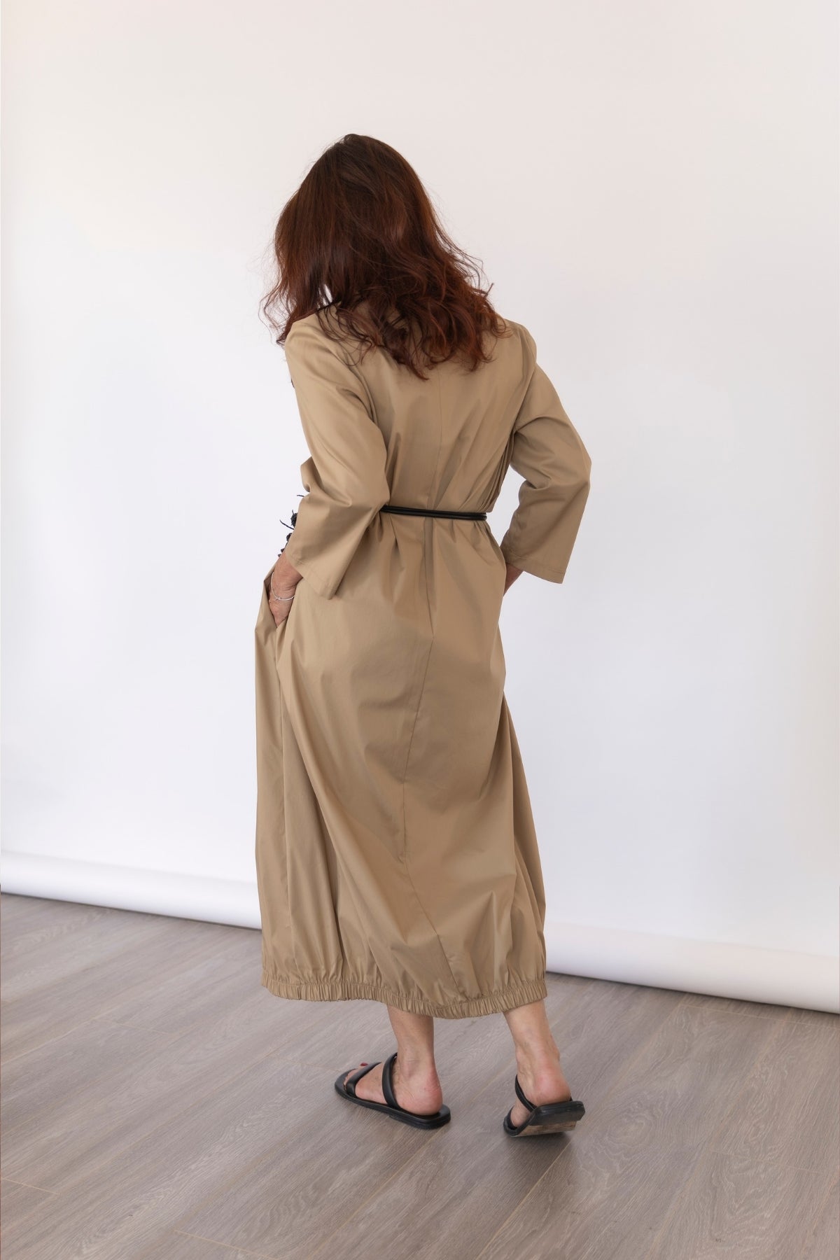 Jurere Abito Lungo Cotone Stretch