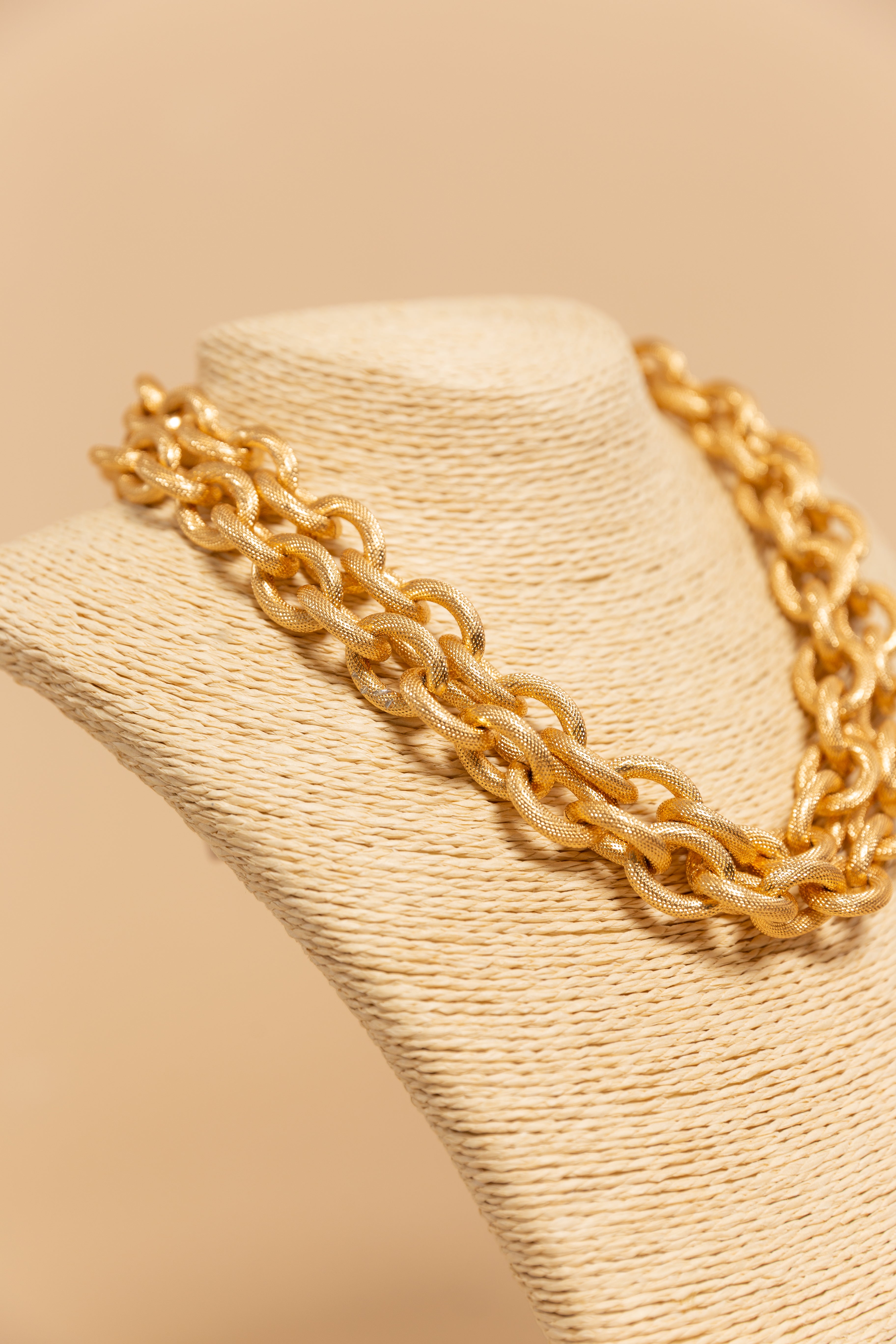 COLLIER DOPPIA CATENA SATINATA - GNGB