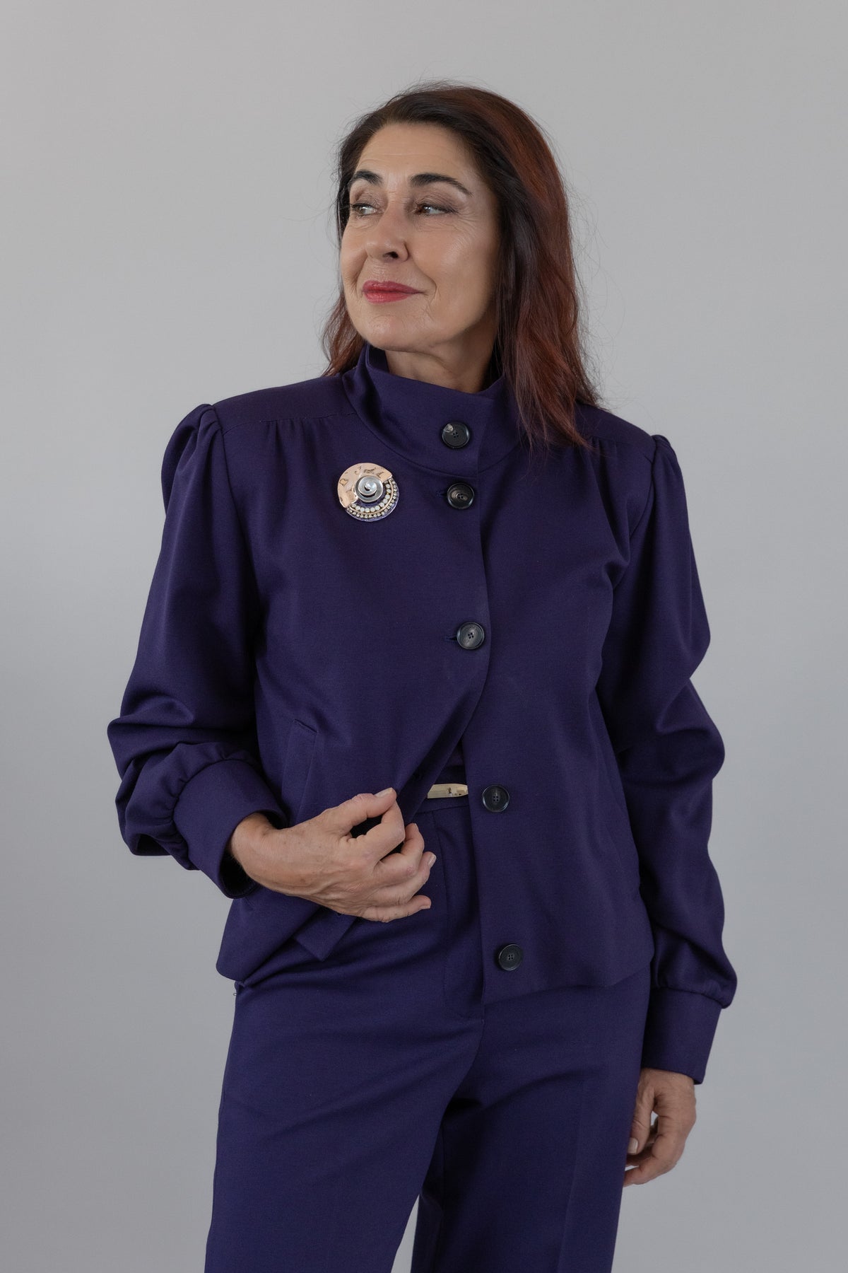 Giacca Punto Milano Collo Alto β Liviana Conti