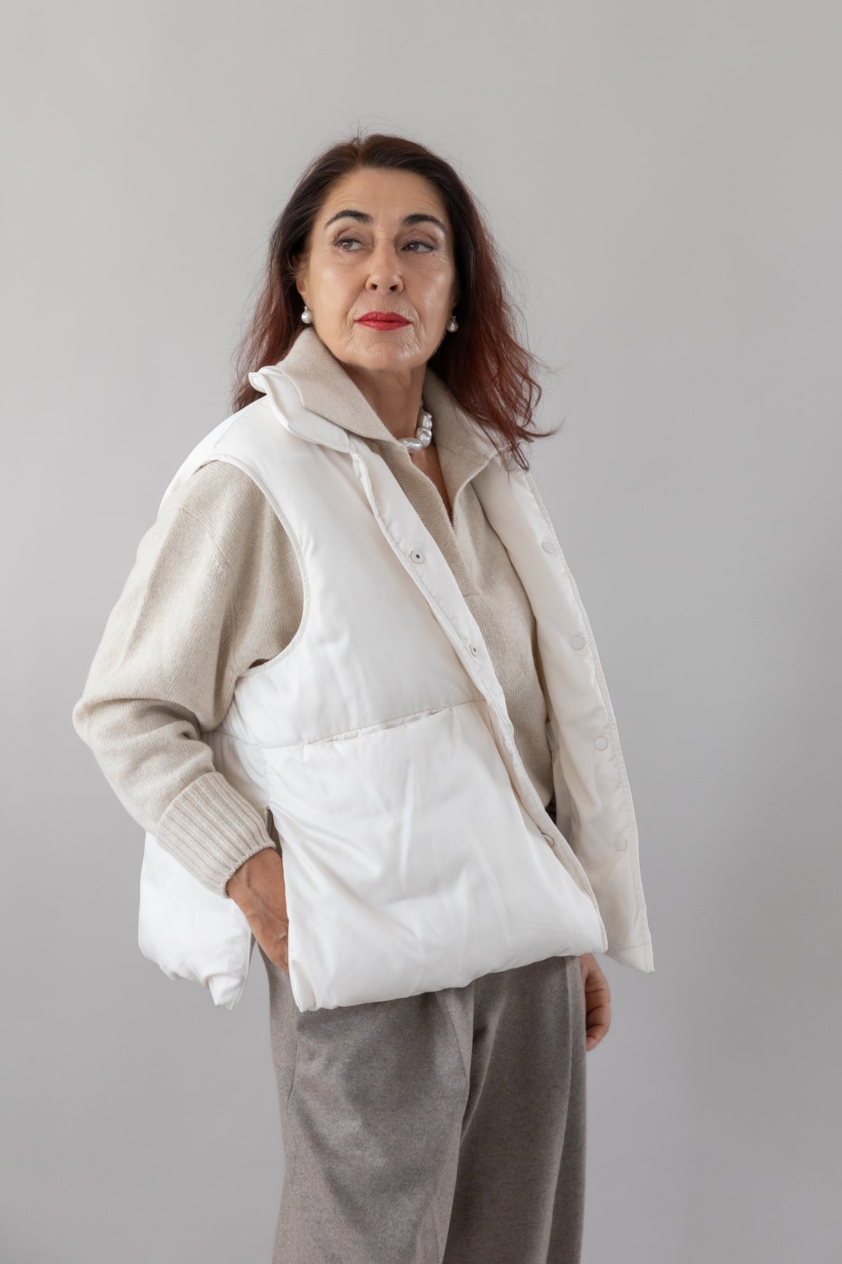 Piumino Smanicato in Piuma d'Oca — Liviana Conti
