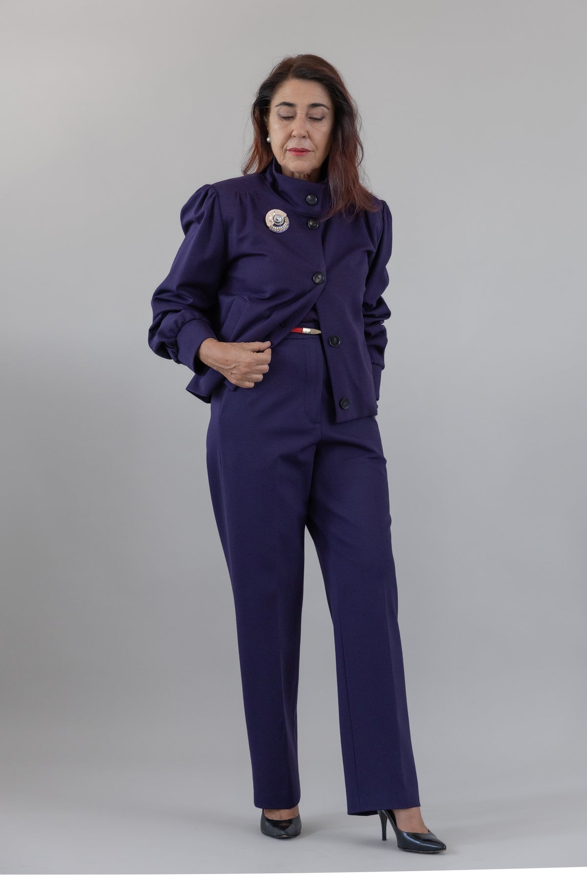 Giacca Punto Milano Collo Alto — Liviana Conti