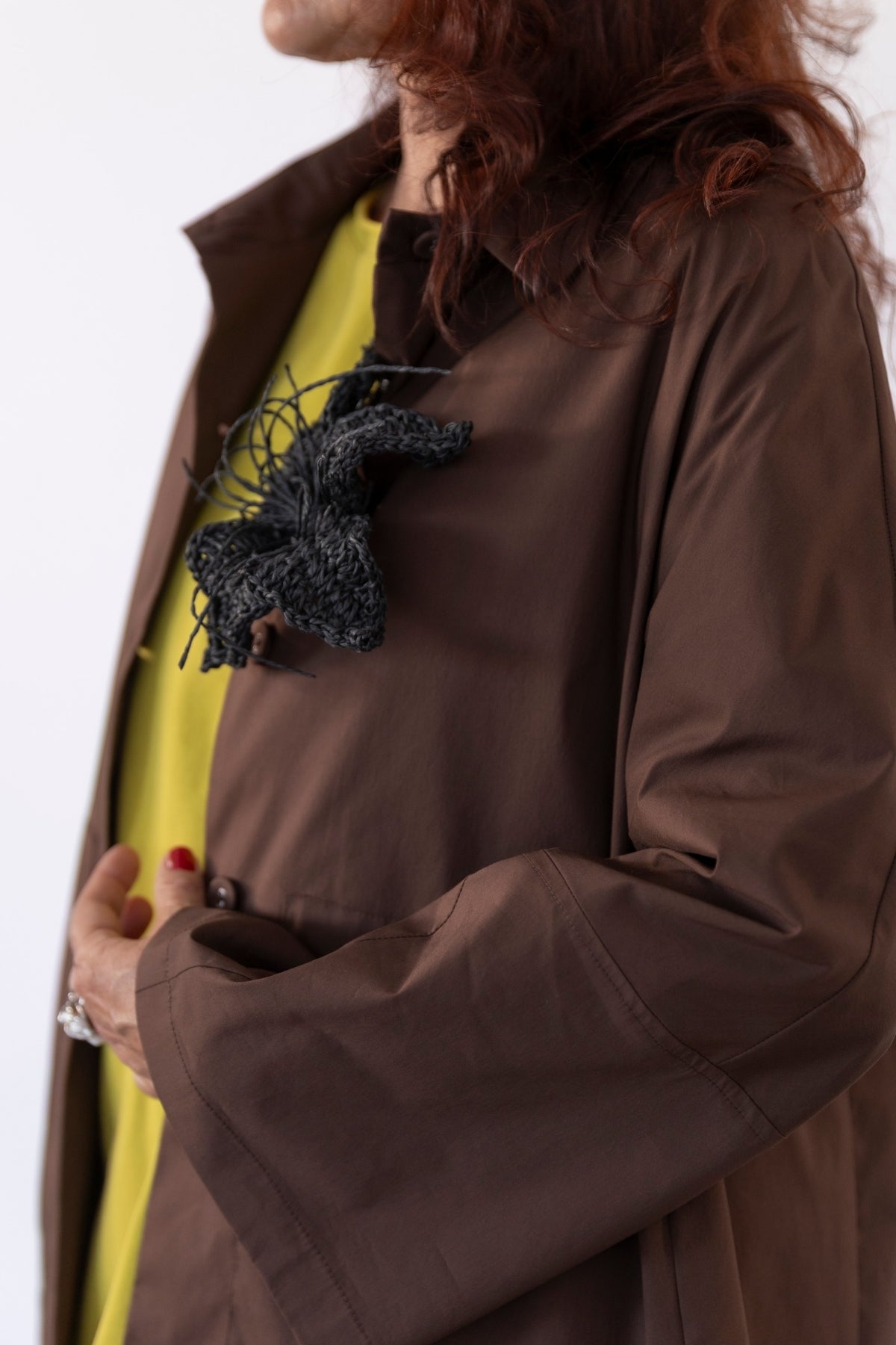 Jurere Giacca Camicia in Cotone Stretch