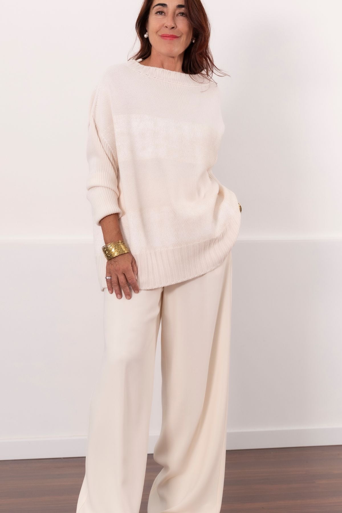 MAGLIA LAMINATA A RIGHE PIER ANTONIO GASPARI