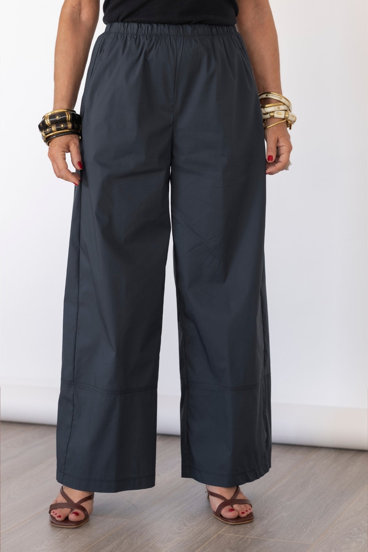 Jurere Pantalone Largo Cotone Stretch