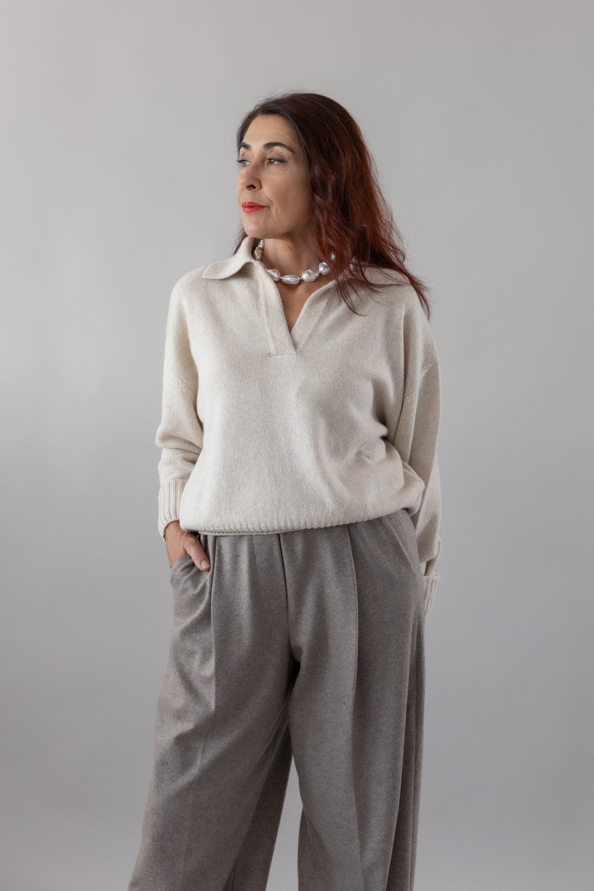 Polo in Cashmere Seta e Lana — Liviana Conti