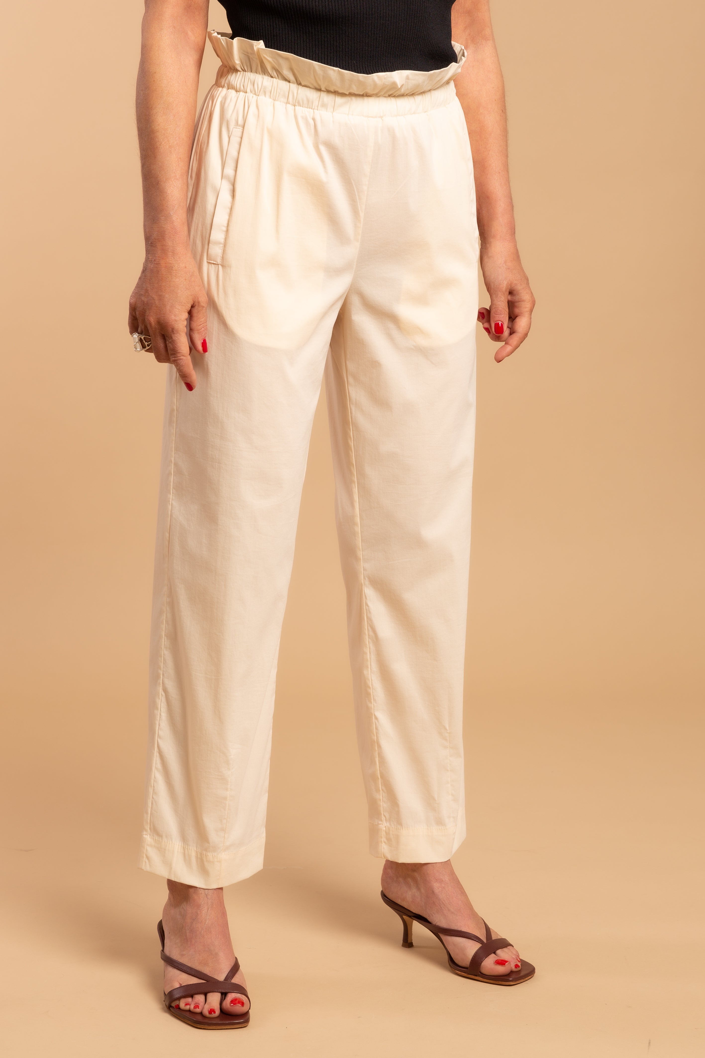 Pantalone Con Elastico In Vita — Liviana Conti