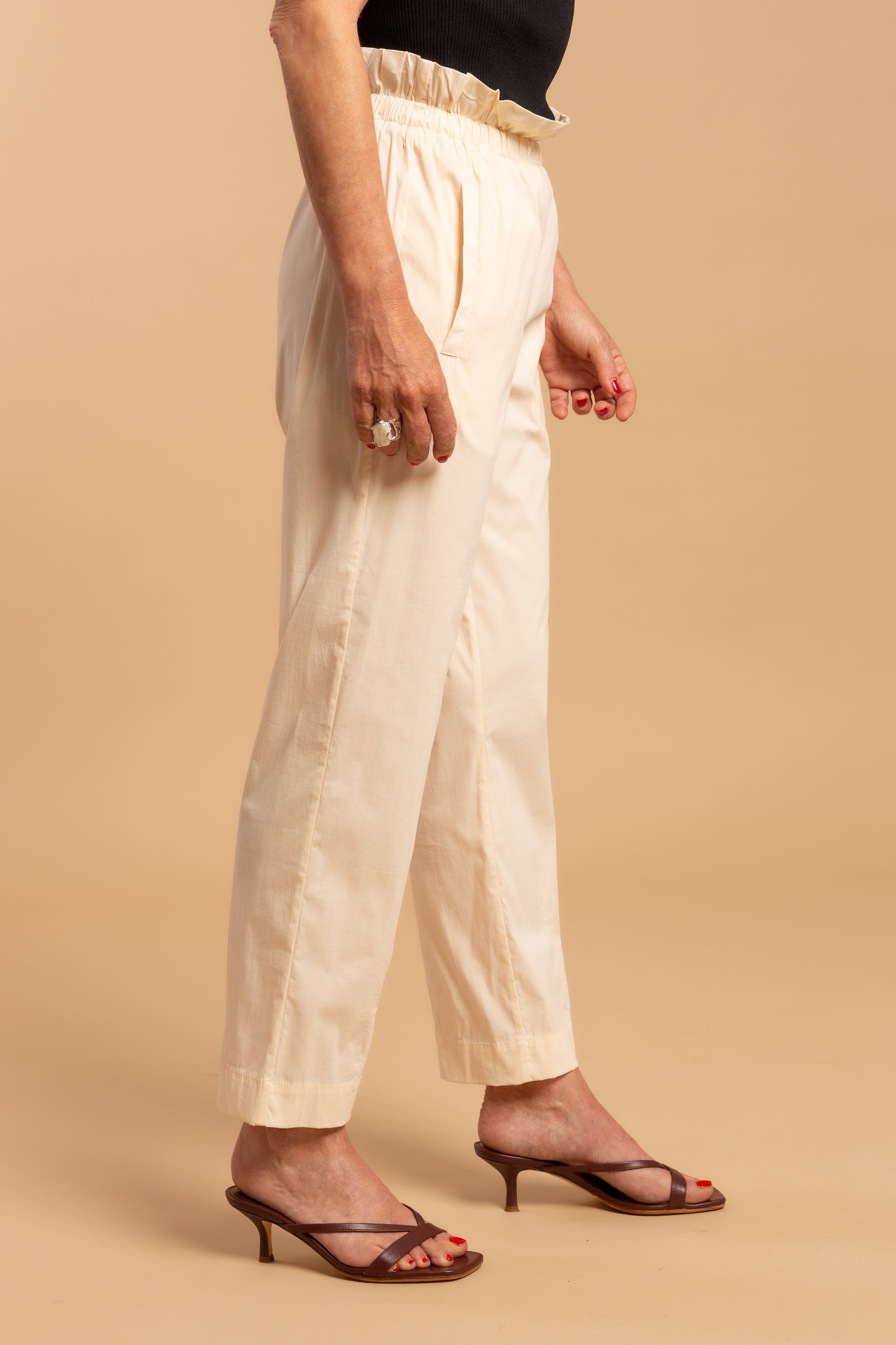 Pantalone Con Elastico In Vita — Liviana Conti